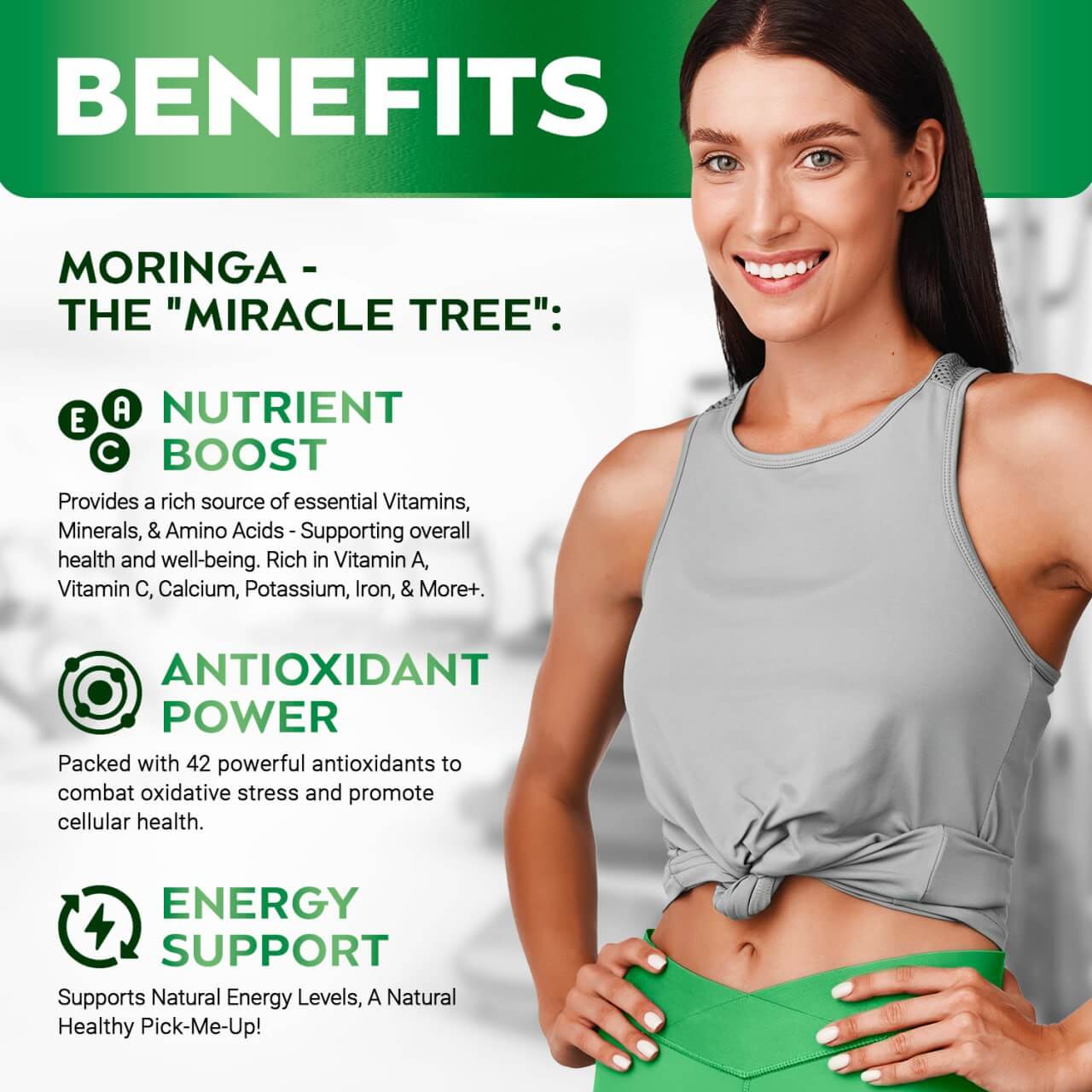 Rosabella Moringa Powder Capsules-